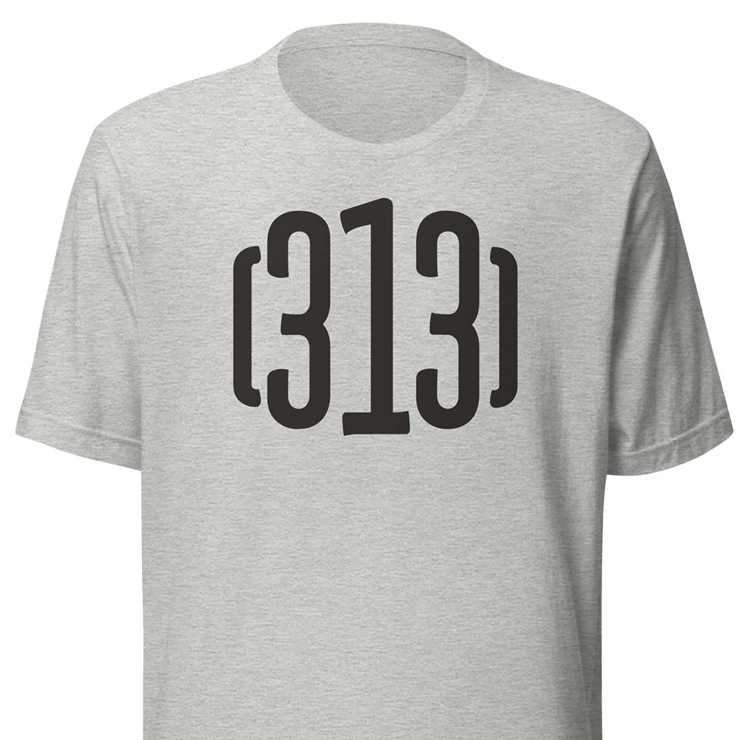 on Demand 313 Detroit Area Code Unisex T-Shirt 2XL
