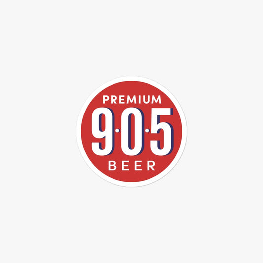905 Beer St. Louis Retro Sticker