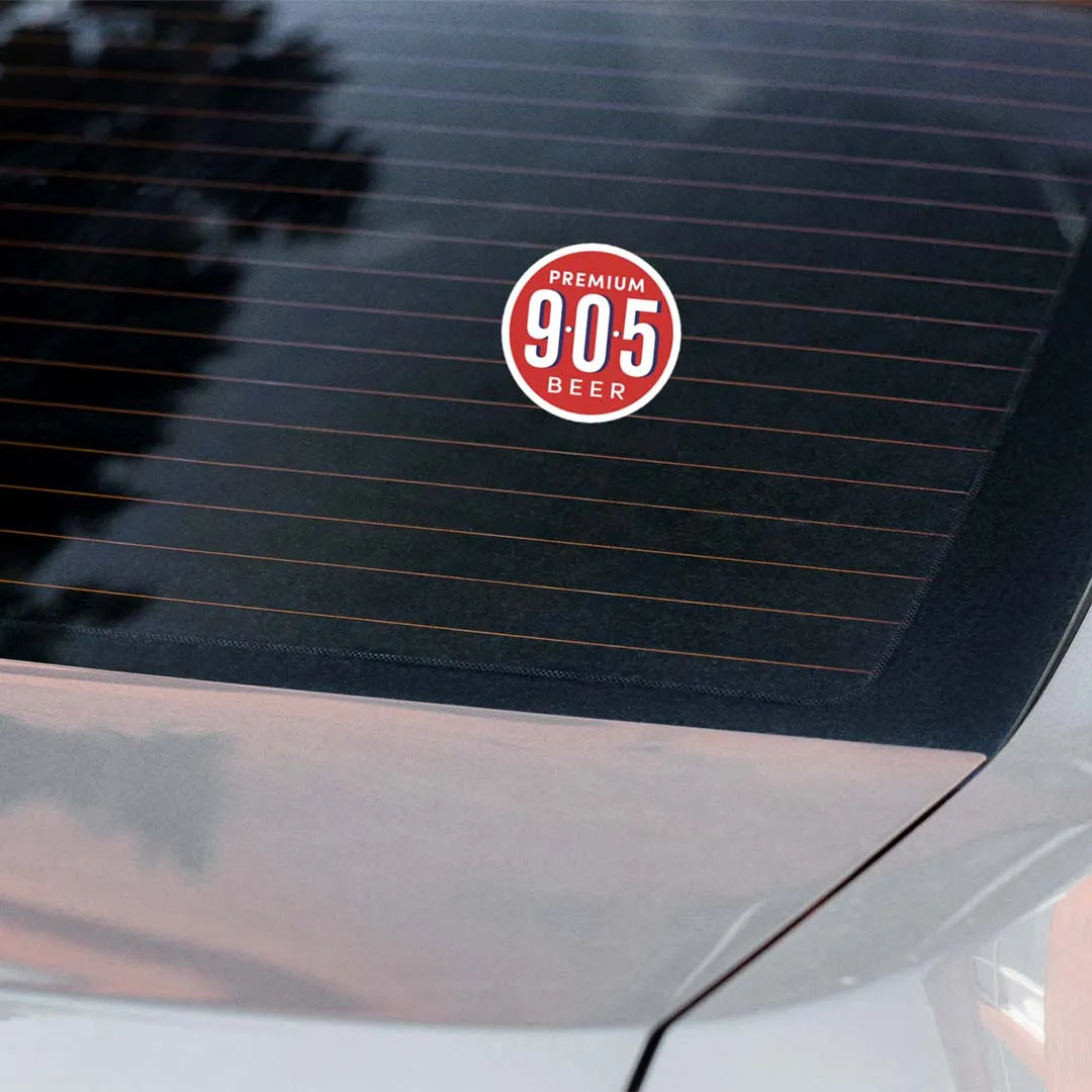 905 Beer St. Louis Retro Sticker