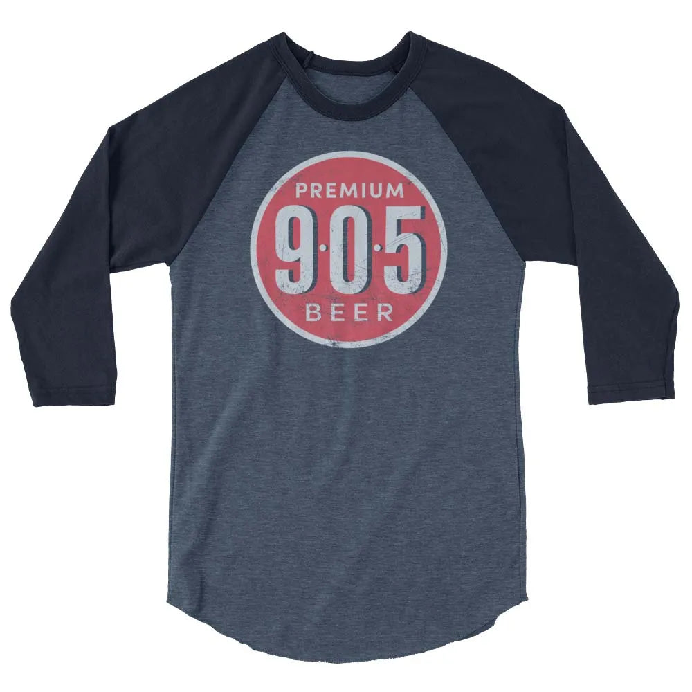 905 Beer St. Louis unisex 3/4 sleeve raglan baseball tee