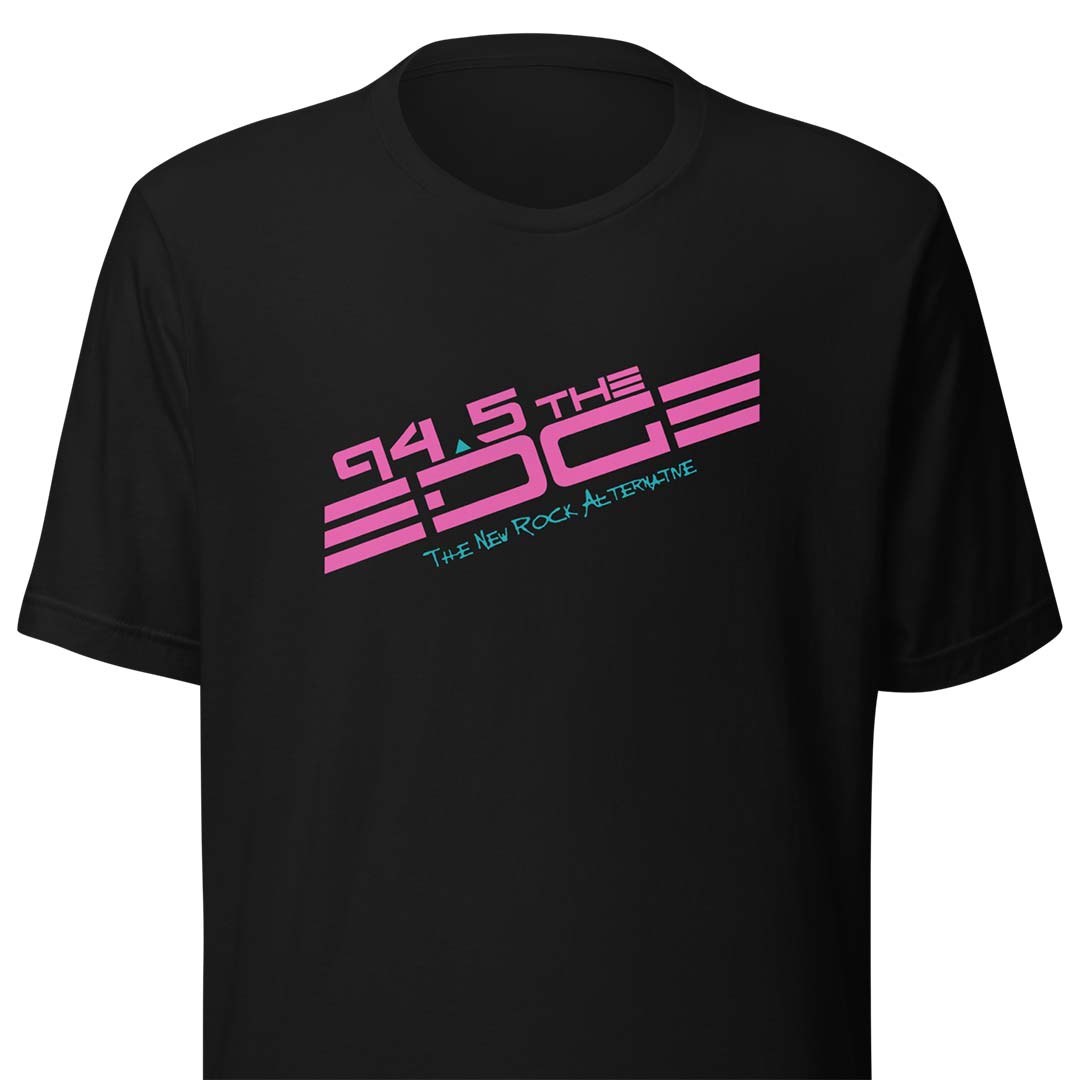 94.5 The Edge Radio Dallas Unisex Retro T-shirt