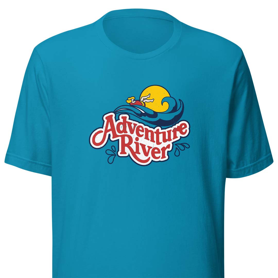Adventure River Water Park Memphis Unisex Retro T-shirt
