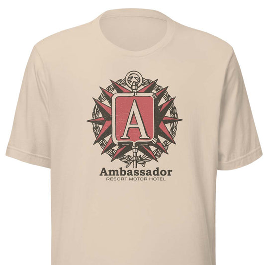 Ambassador Resort Motor Hotel Minneapolis  Unisex Retro T-shirt