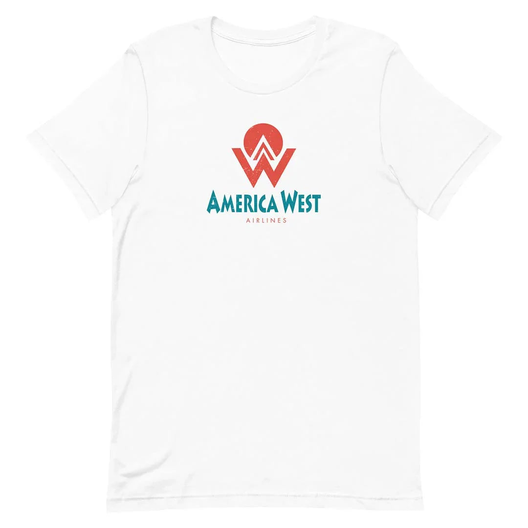 America West Airlines Unisex Retro T-shirt