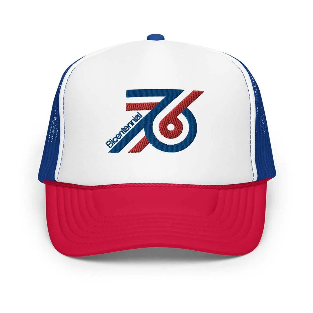 1976 American Bicentennial Retro Foam Trucker Hat