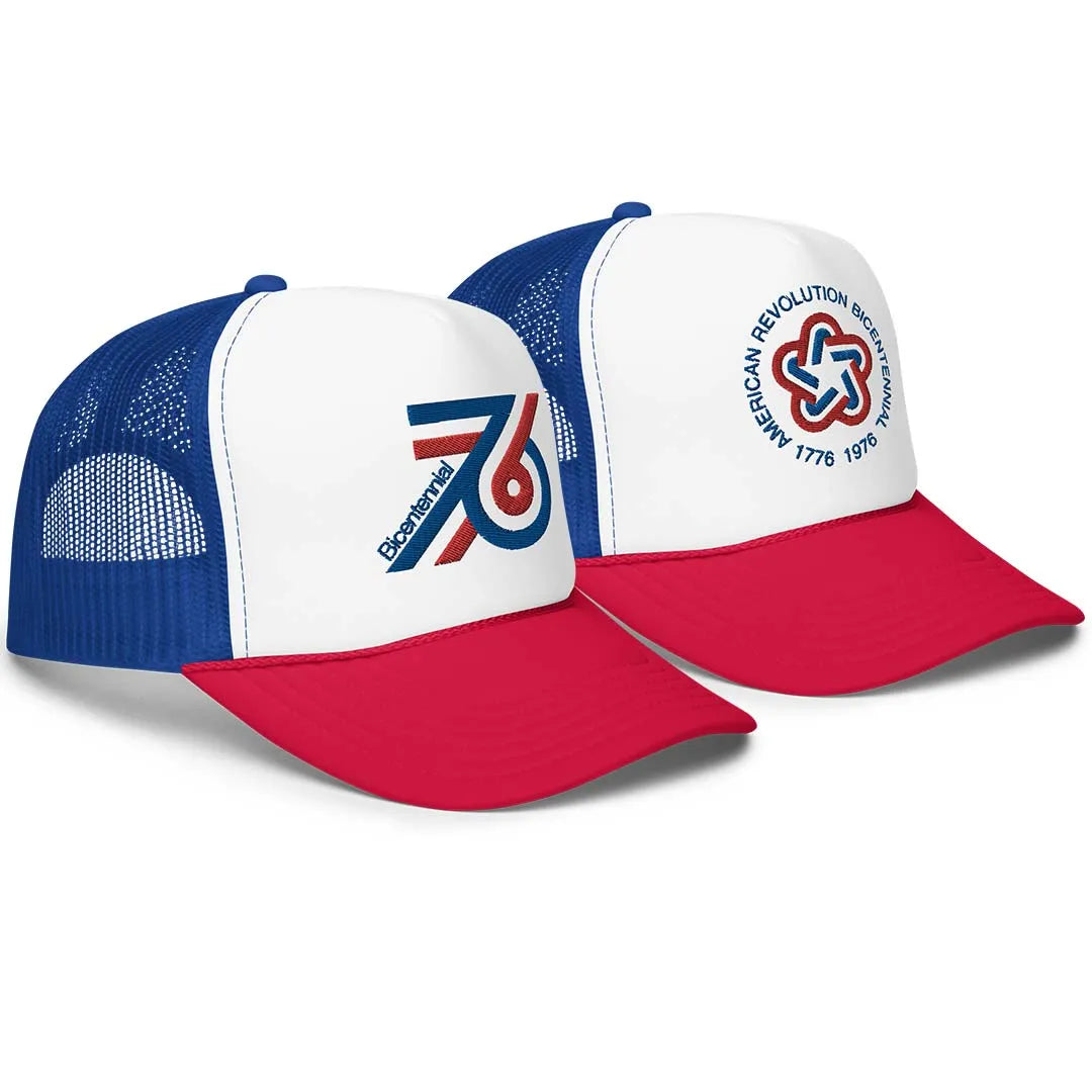 1976 American Bicentennial Retro Foam Trucker Hat