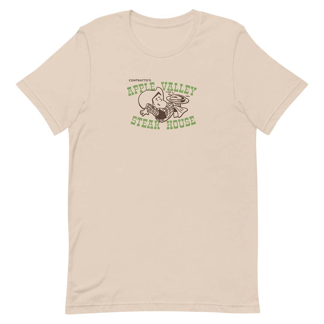 Apple Valley Steak House Long Beach Unisex Retro T-shirt