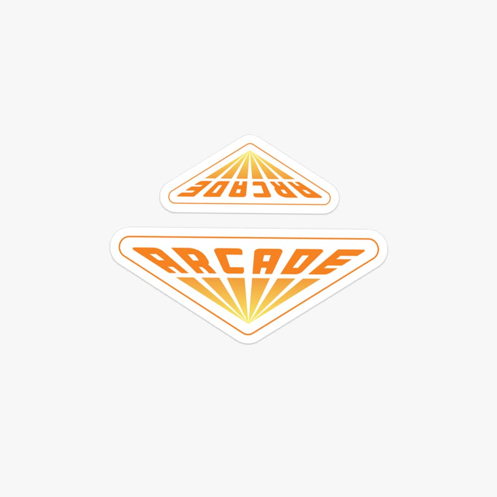 Arcade Video Sign Retro Sticker