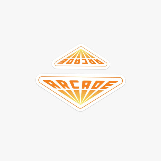 Arcade Video Sign Retro Sticker