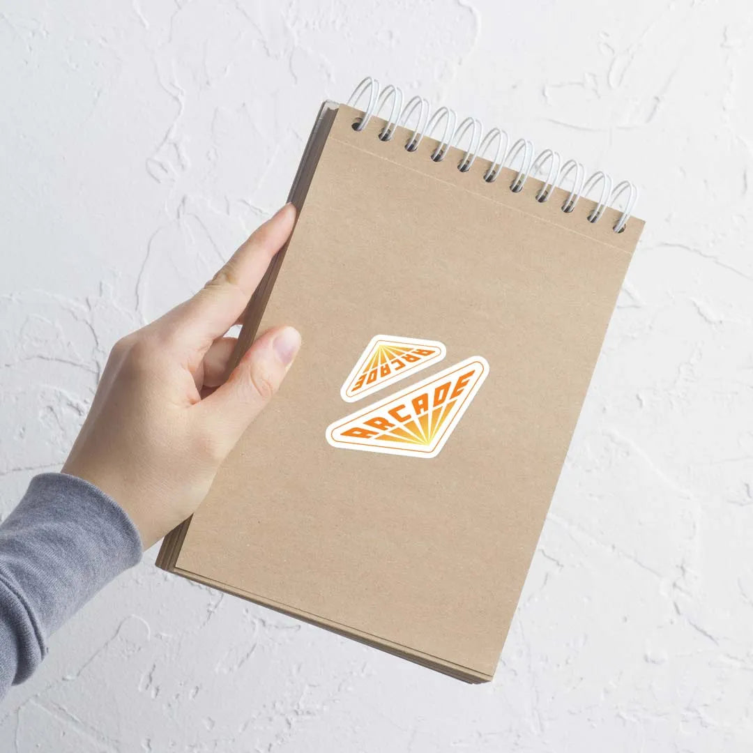 Arcade Video Sign Retro Sticker