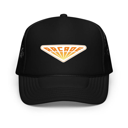 Arcade Video Sign Retro Foam Trucker Hat