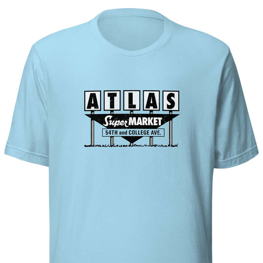 Atlas Supermarket Indianapolis Unisex Retro T-shirt