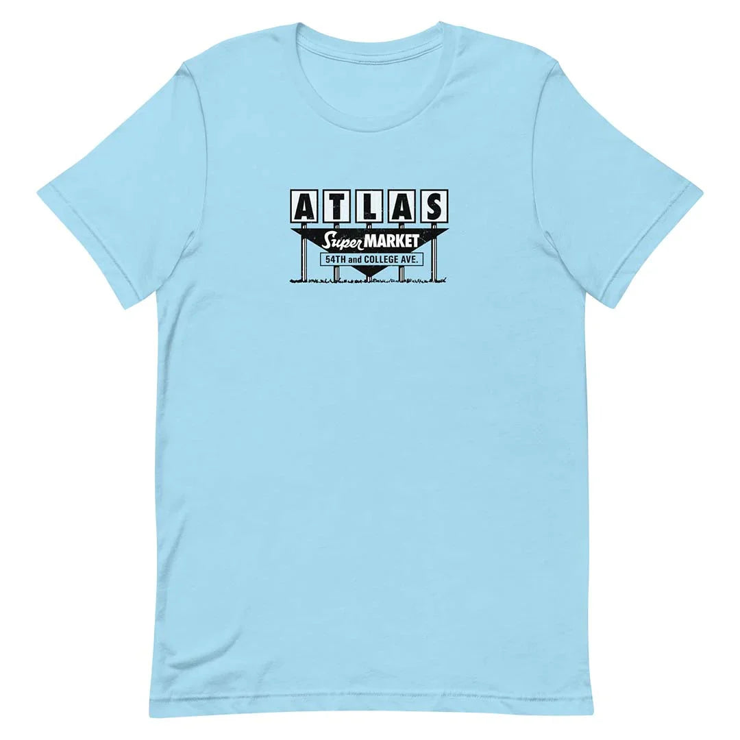Atlas Supermarket Indianapolis Unisex Retro T-shirt