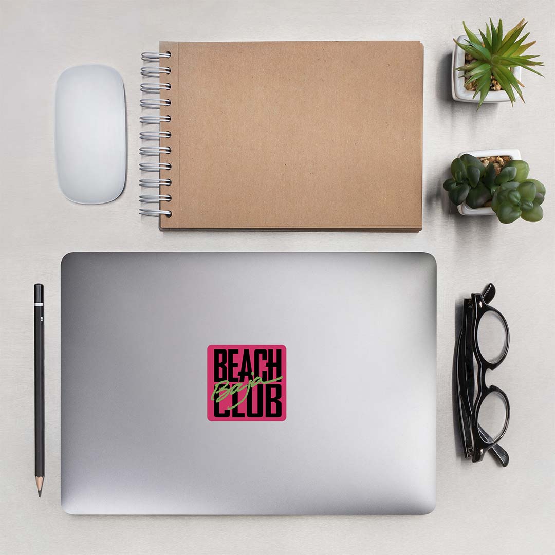 Baja Beach Club Retro Sticker