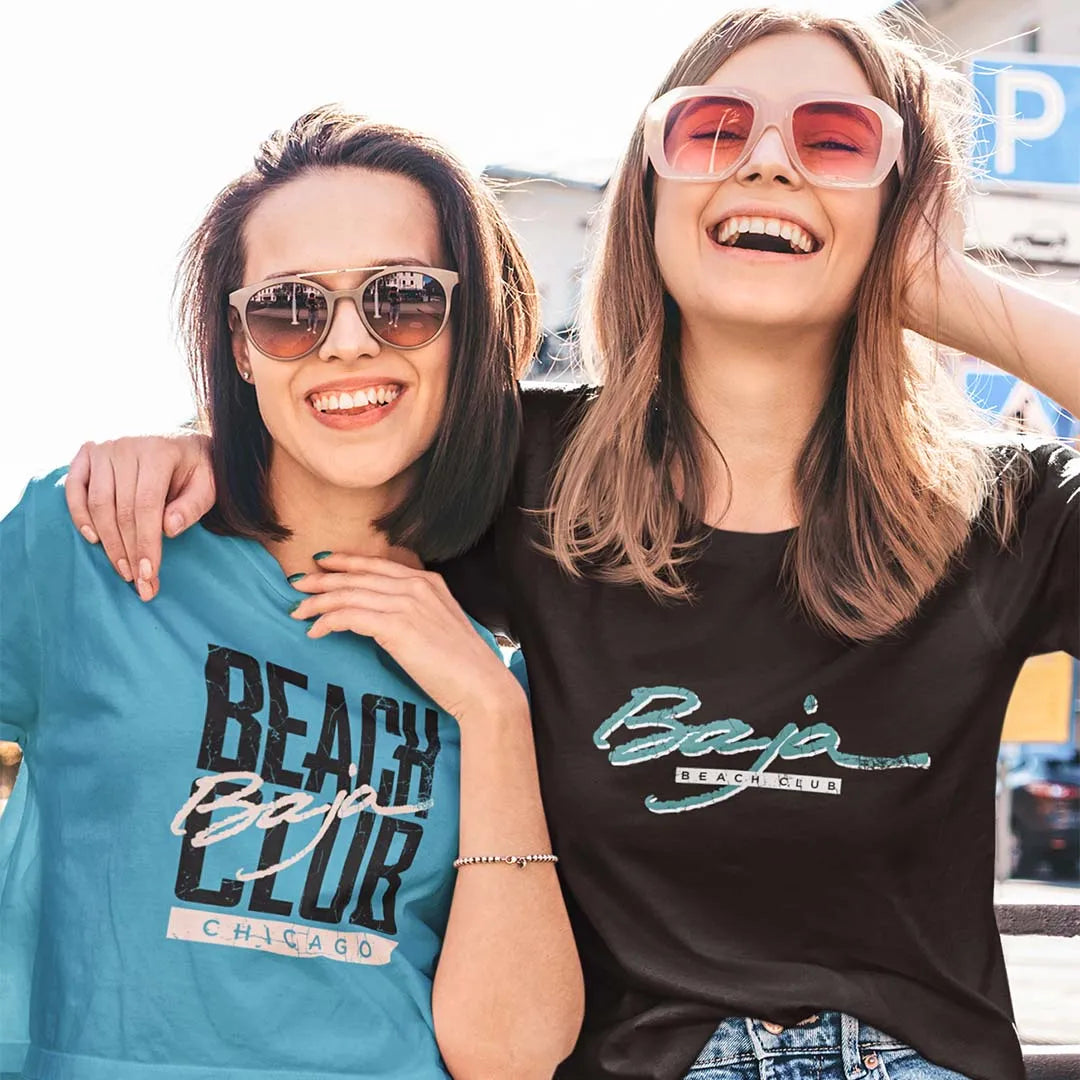 Baja Beach Club Unisex Retro T-shirt