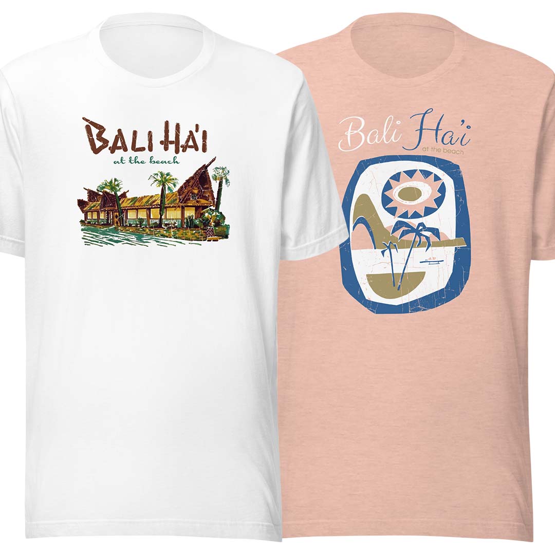 Bali Hai at the Beach New Orleans Unisex Retro T-shirt