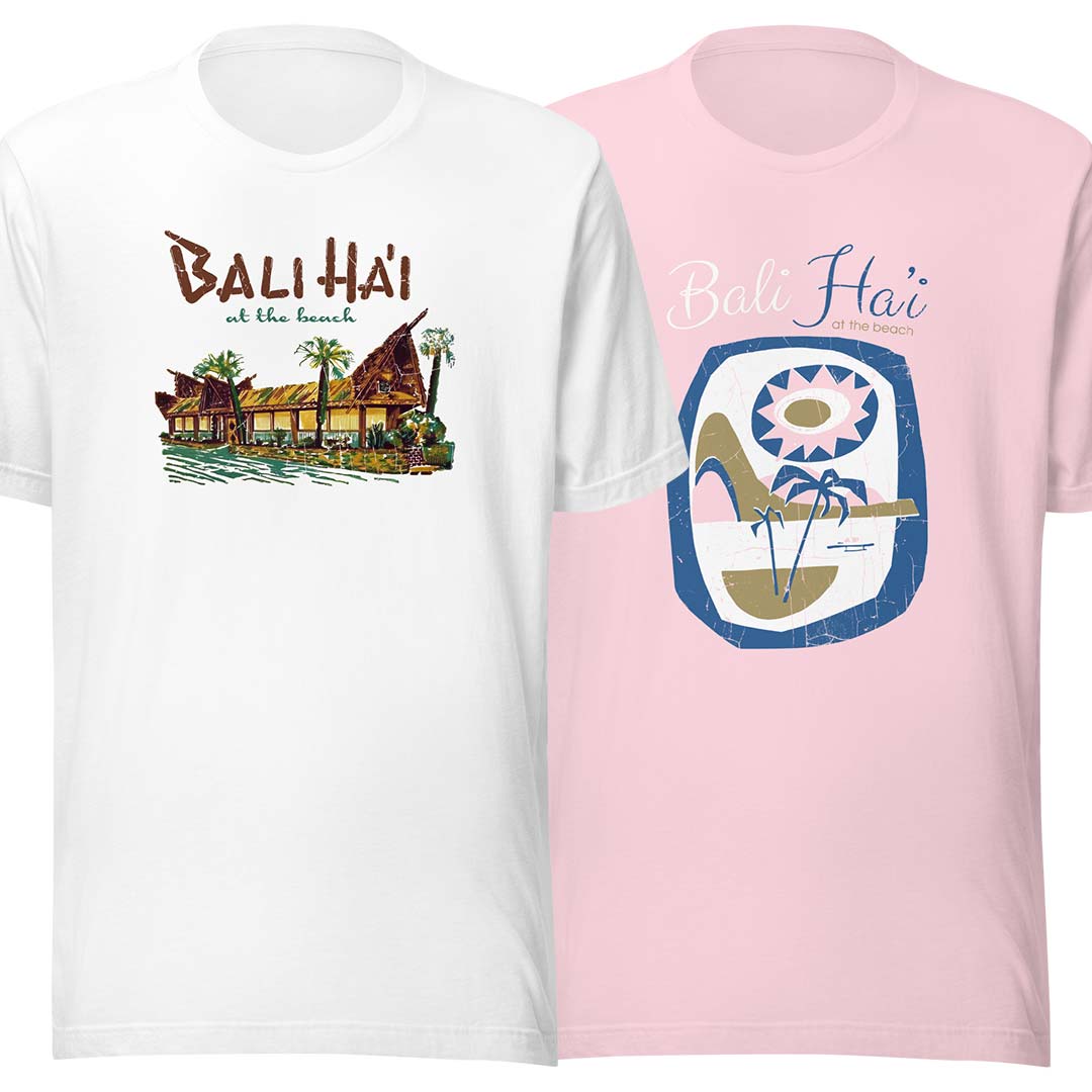 Bali Hai at the Beach New Orleans Unisex Retro T-shirt