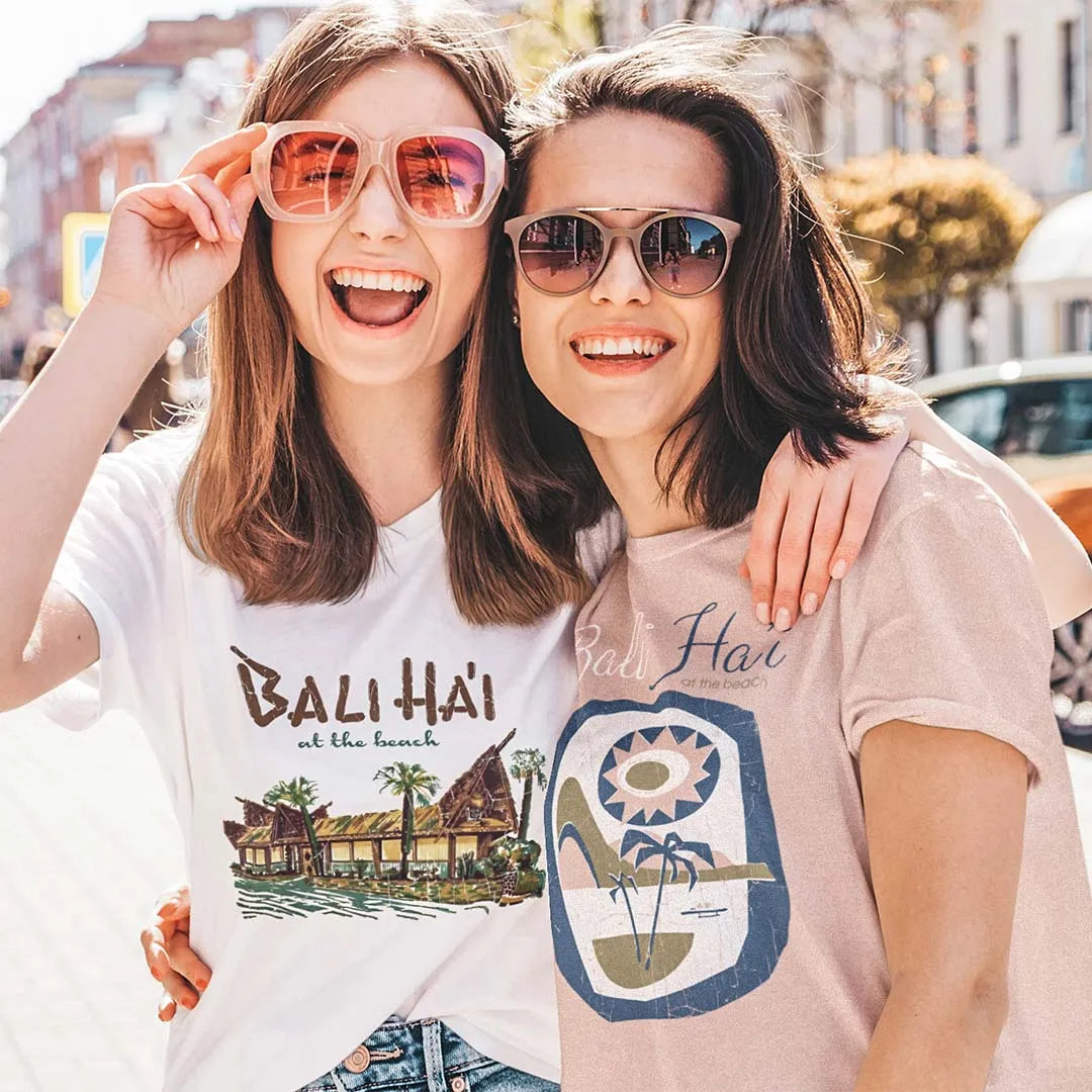 Bali Hai at the Beach New Orleans Unisex Retro T-shirt