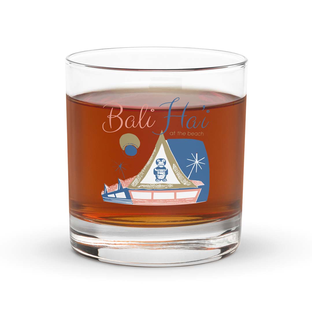 Bali Hai at the Beach New Orleans Rocks Highball Cocktail Glass