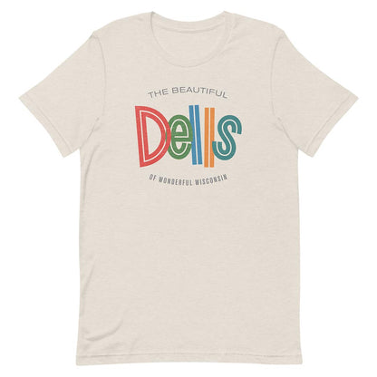 The Beautiful Wisconsin Dells Unisex Retro T-shirt