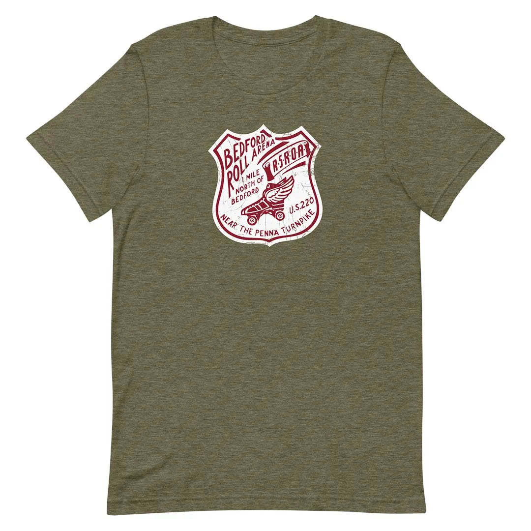 Bedford Roll Arena Pennsylvania Unisex Retro T-shirt