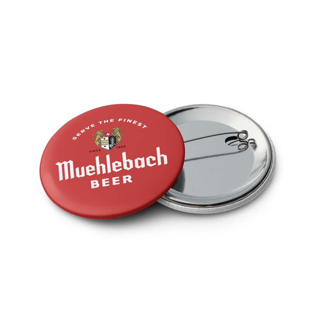 Beer Brands Pin Buttons Set
