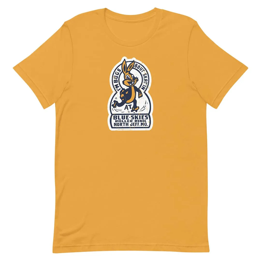 Blue Skies Roller Rink Jefferson City Unisex Retro Tee