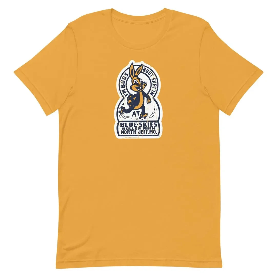 Blue Skies Roller Rink Jefferson City Unisex Retro Tee