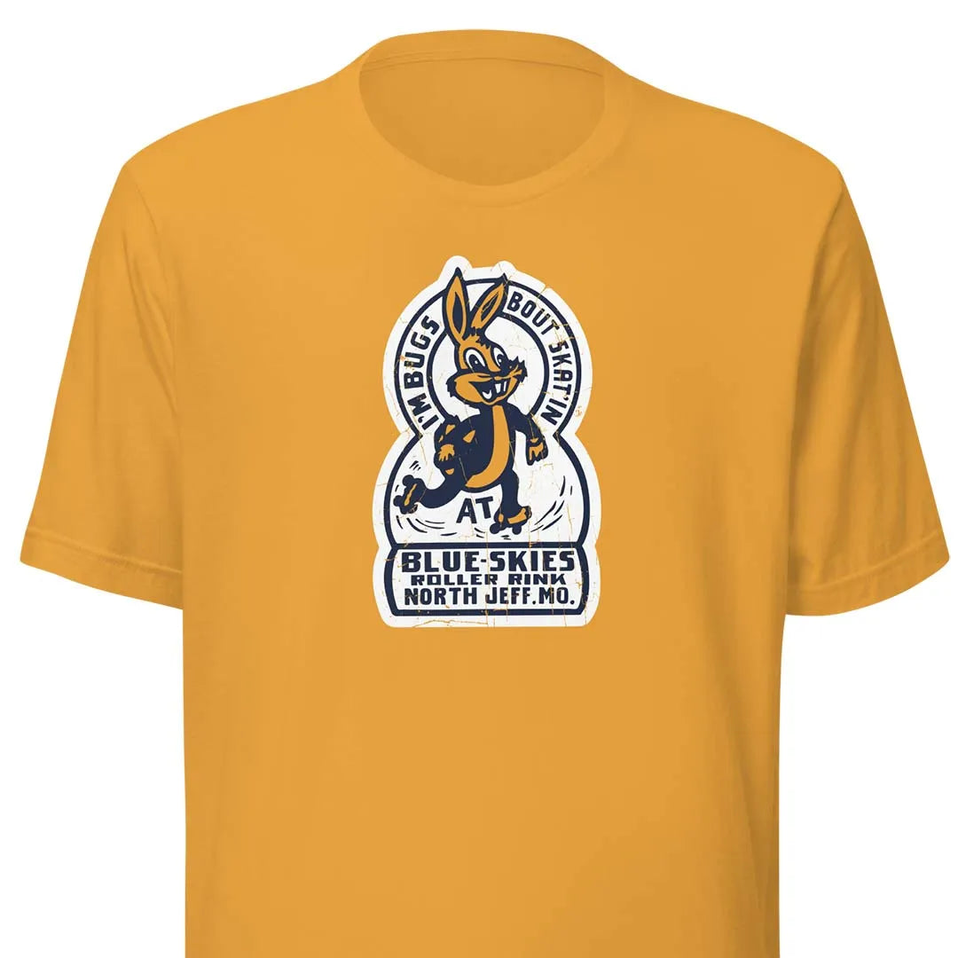 Blue Skies Roller Rink Jefferson City Unisex Retro Tee