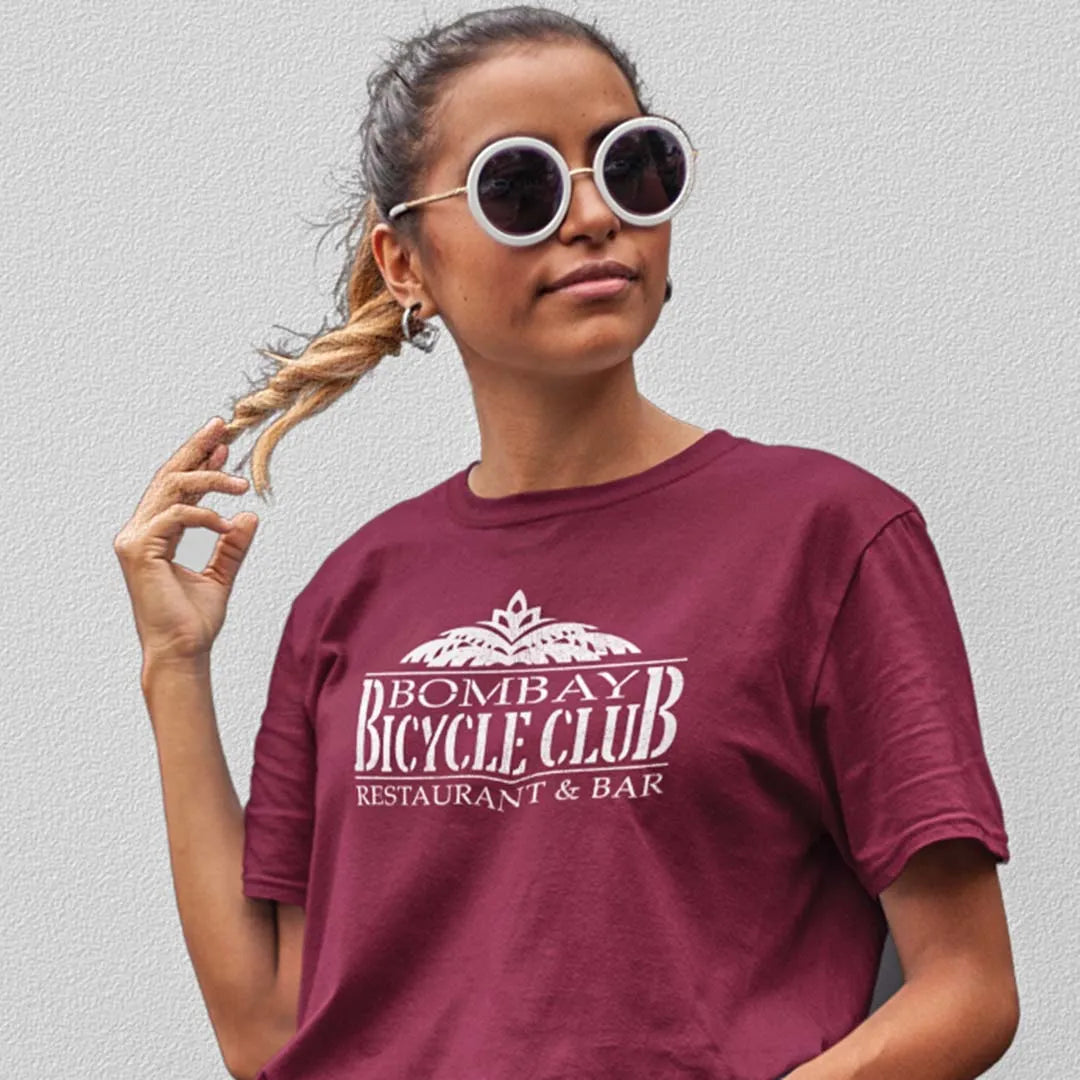Bombay Bicycle Club Restaurant Unisex Retro T-shirt