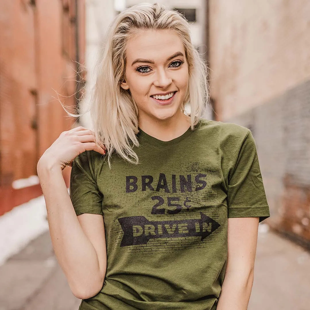 Brains Drive-In St. Louis Unisex Retro T-shirt