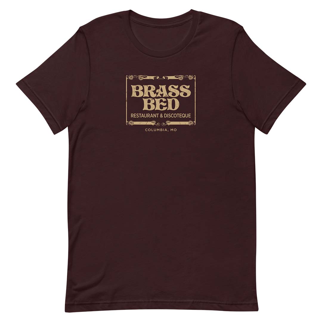 Brass Bed Restaurant & Discoteque Columbia Unisex Retro T-shirt