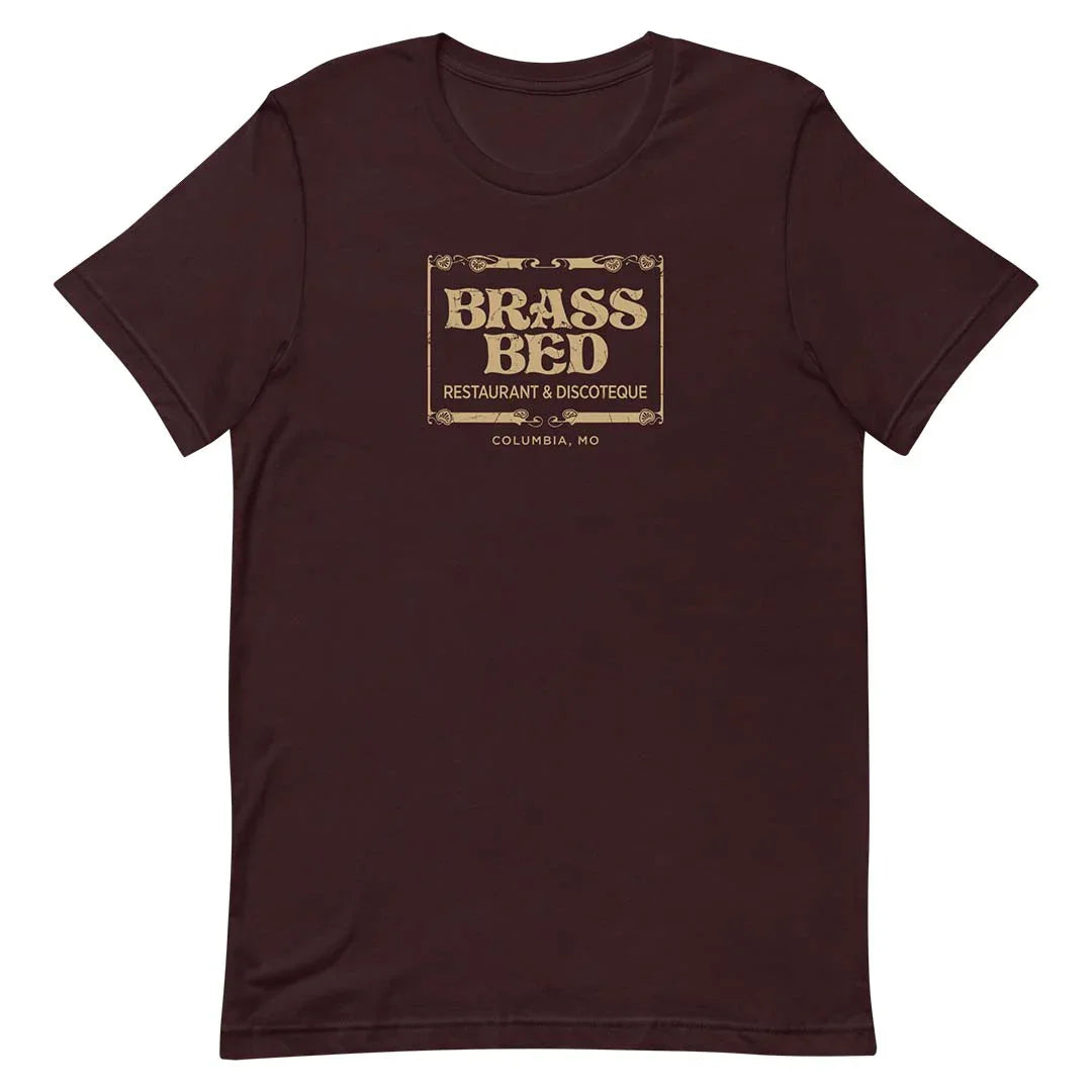 Brass Bed Restaurant & Discoteque Columbia Unisex Retro T-shirt