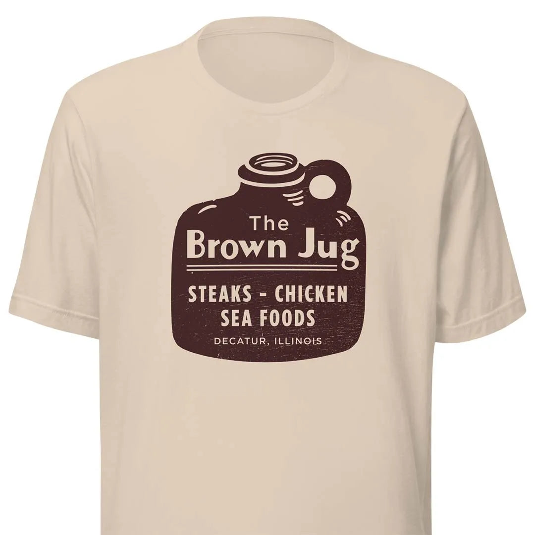 Brown Jug Decatur Unisex Retro T-shirt