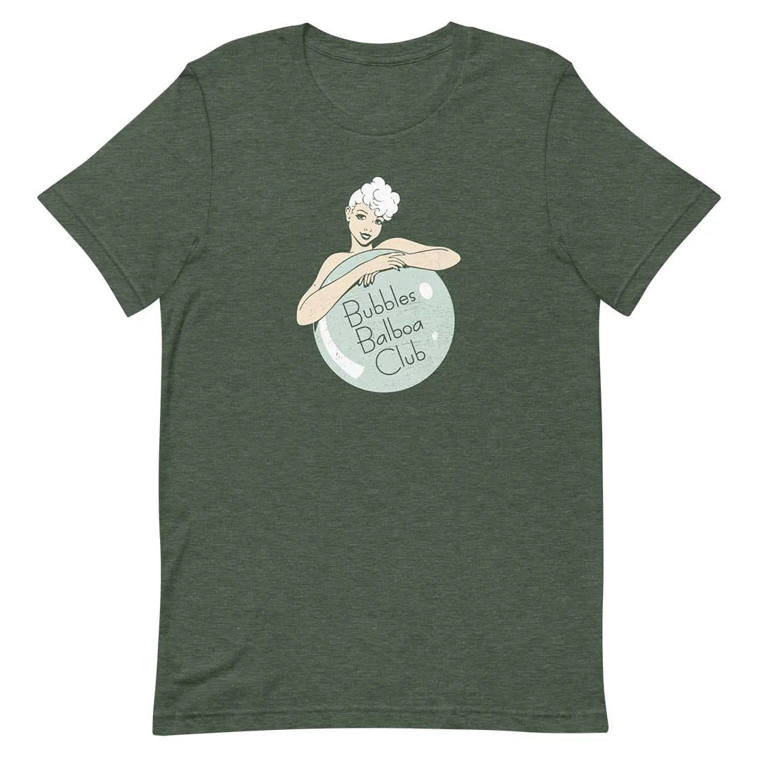 Bubbles Balboa Club California Unisex Retro T-shirt