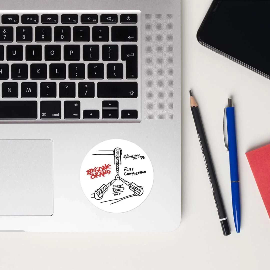 Bygone Brand Flux Retro Sticker