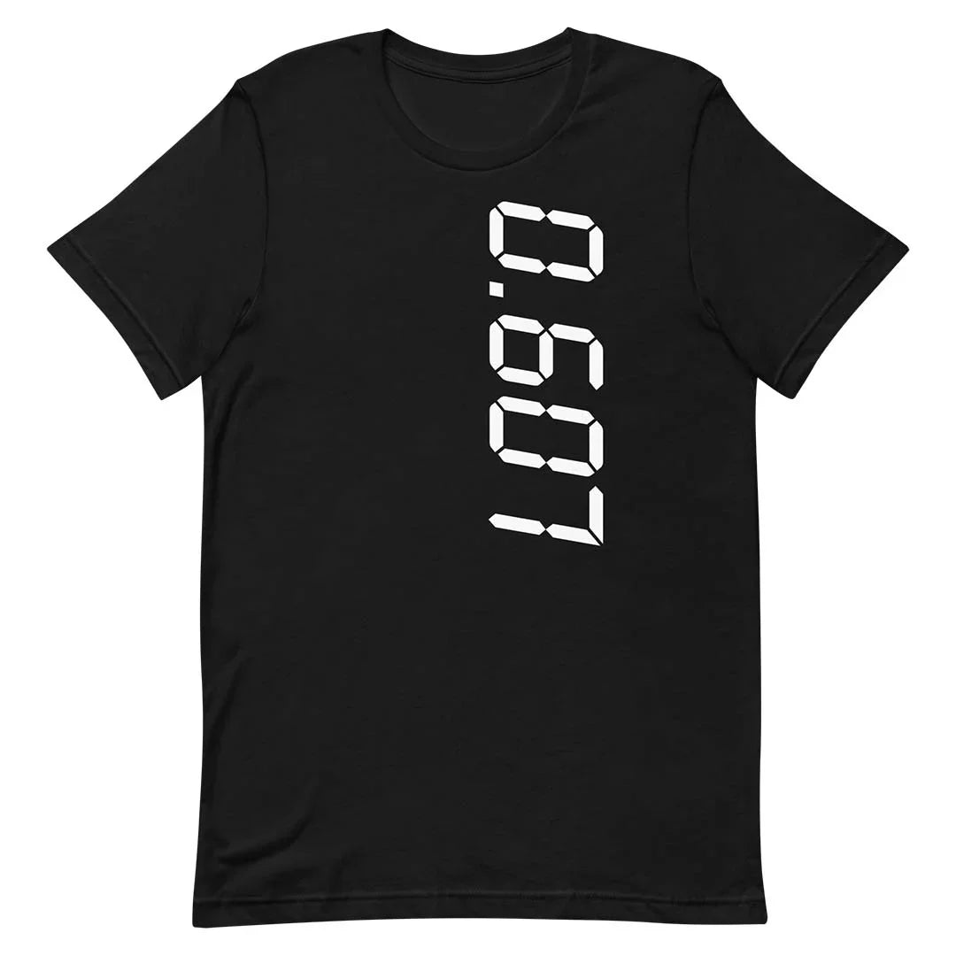 logo 0607 Calculator Words Unisex Retro T-shirt