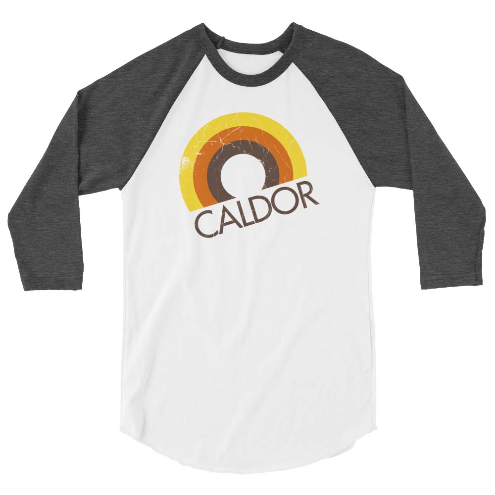 Caldor Department Store unisex 3/4 sleeve raglan baseball tee