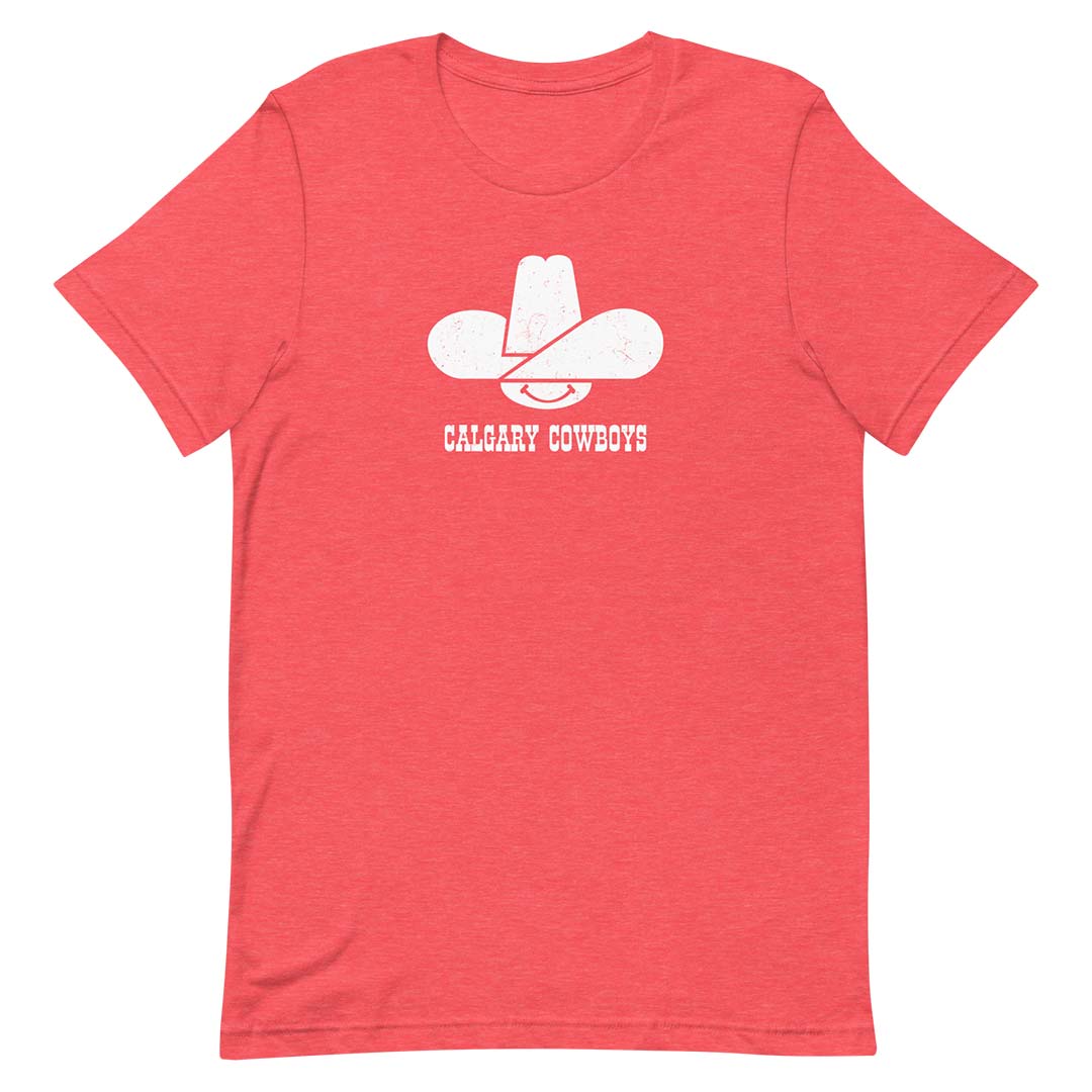 Calgary Cowboys Hockey Unisex Retro T-shirt