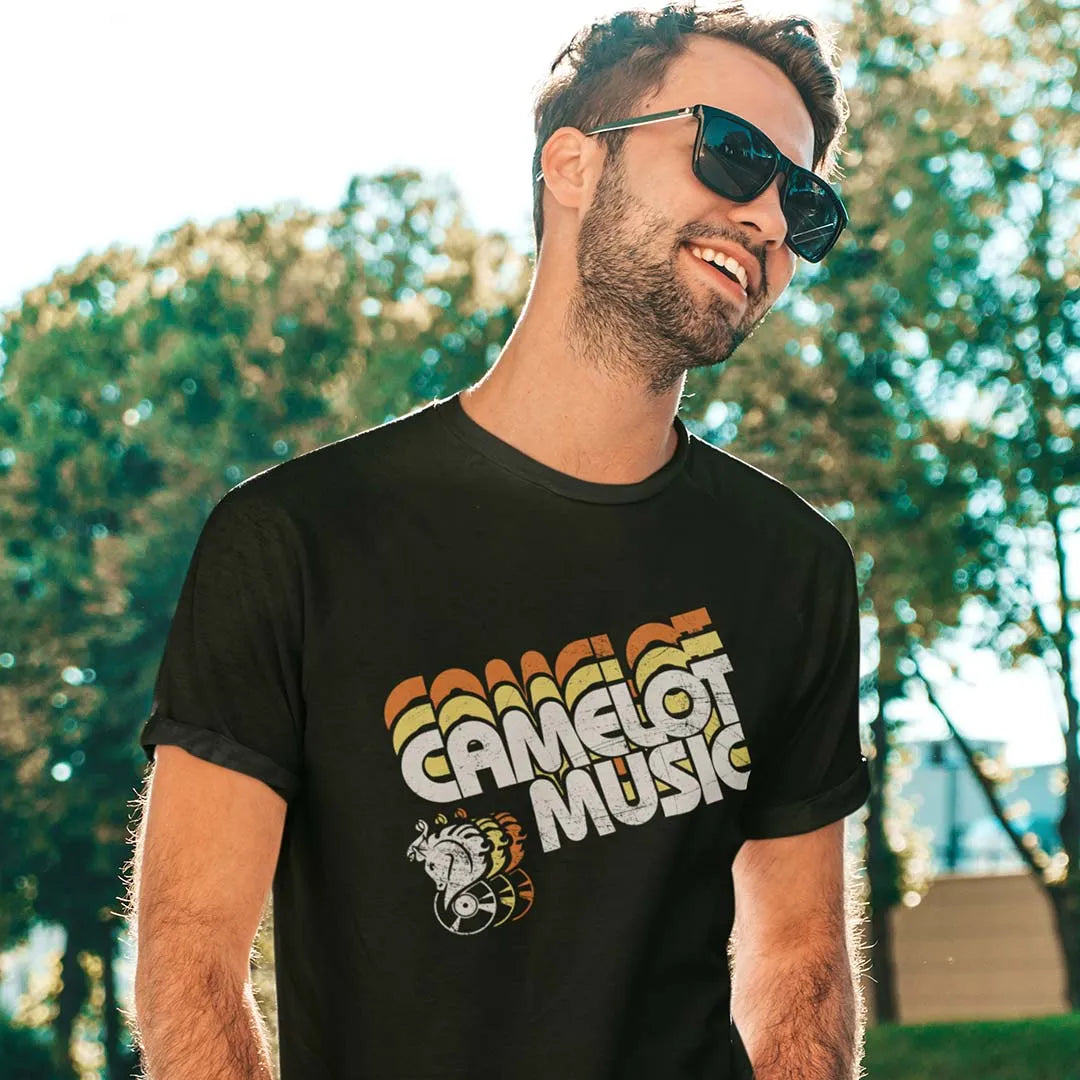 Camelot Music Unisex Retro T-shirt