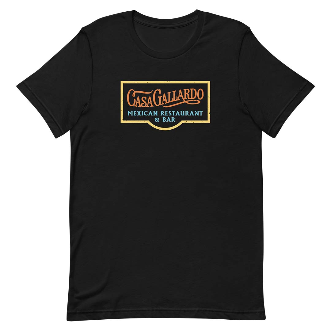 Casa Gallardo Mexican Restaurant Unisex Retro T-shirt
