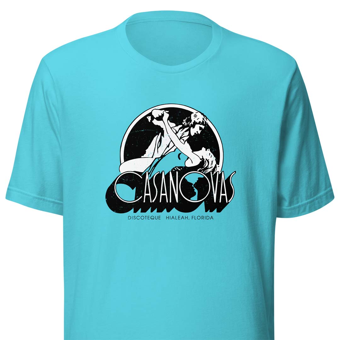 Casanova's Discoteque Miami Unisex Retro T-shirt