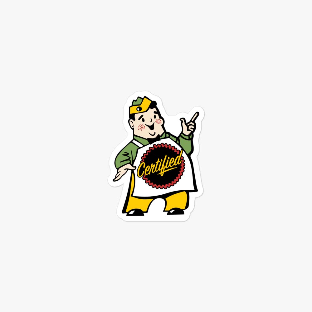 Certified Grocers Supermarket Retro Sticker