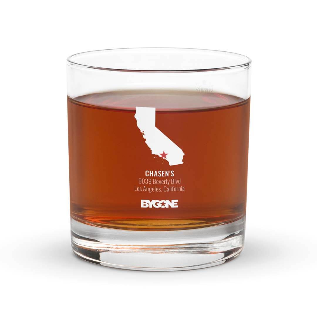 Chasen’s Los Angeles Rocks Highball Cocktail Glass