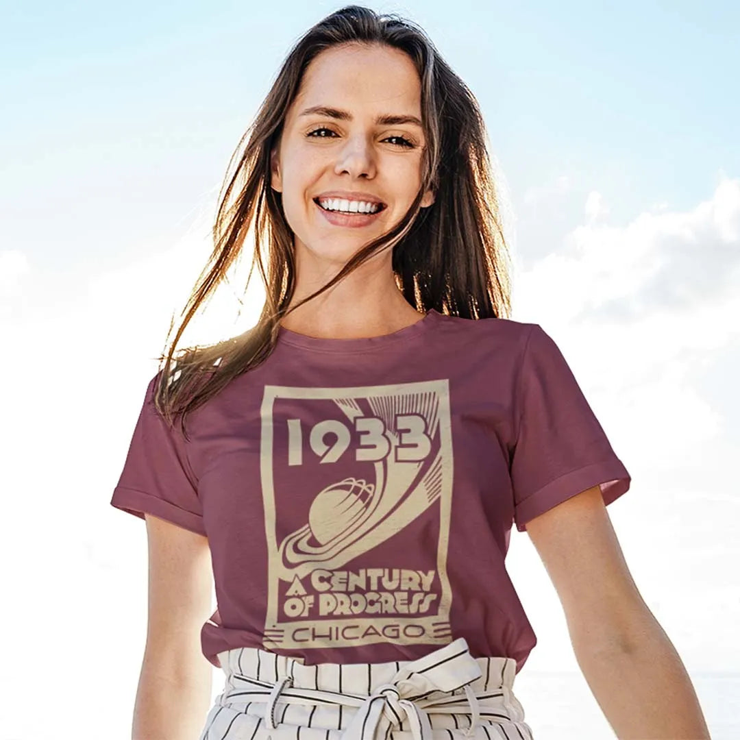Chicago World's Fair 1933 Unisex Retro T-shirt