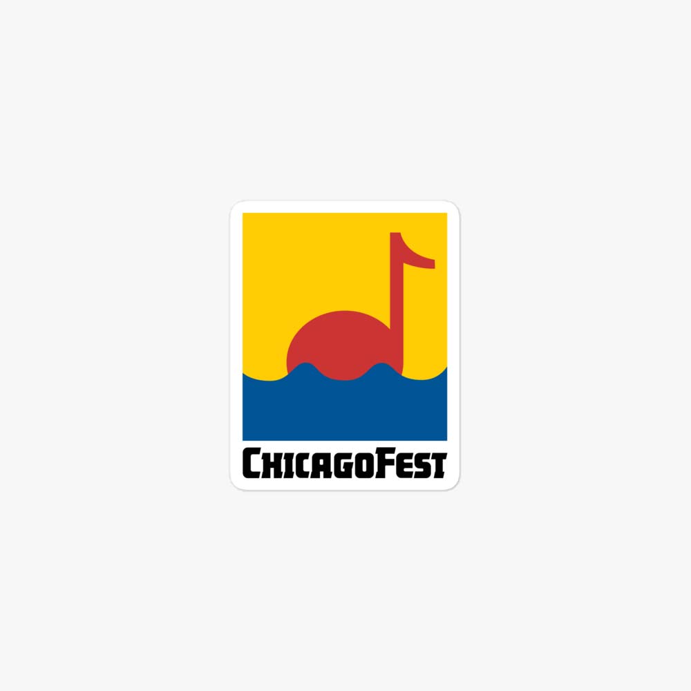 ChicagoFest Retro Sticker