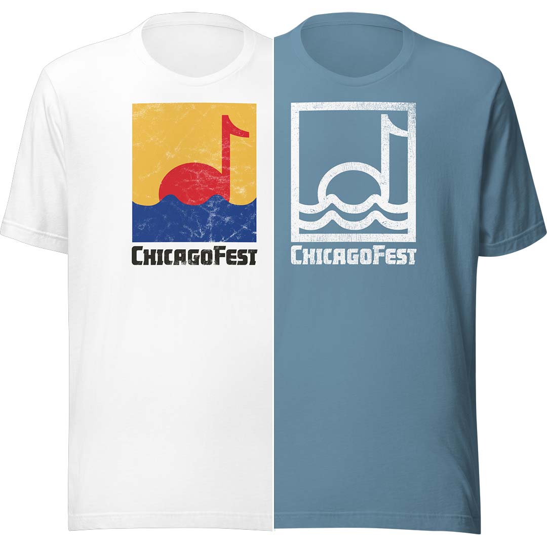 on Demand Chicagofest Unisex Retro T-Shirt White / S