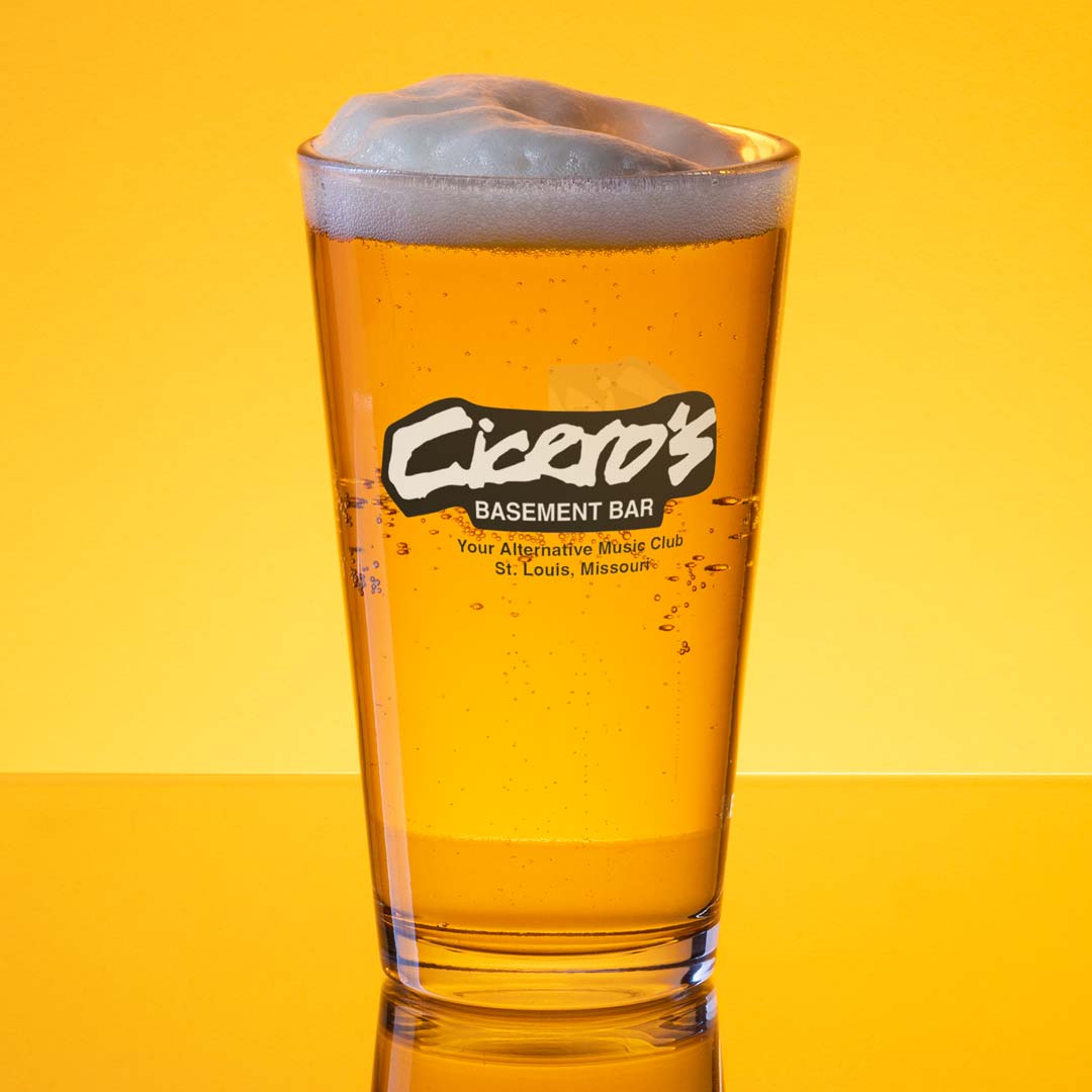 Cicero’s Basement Bar St. Louis Shaker Pint Glass