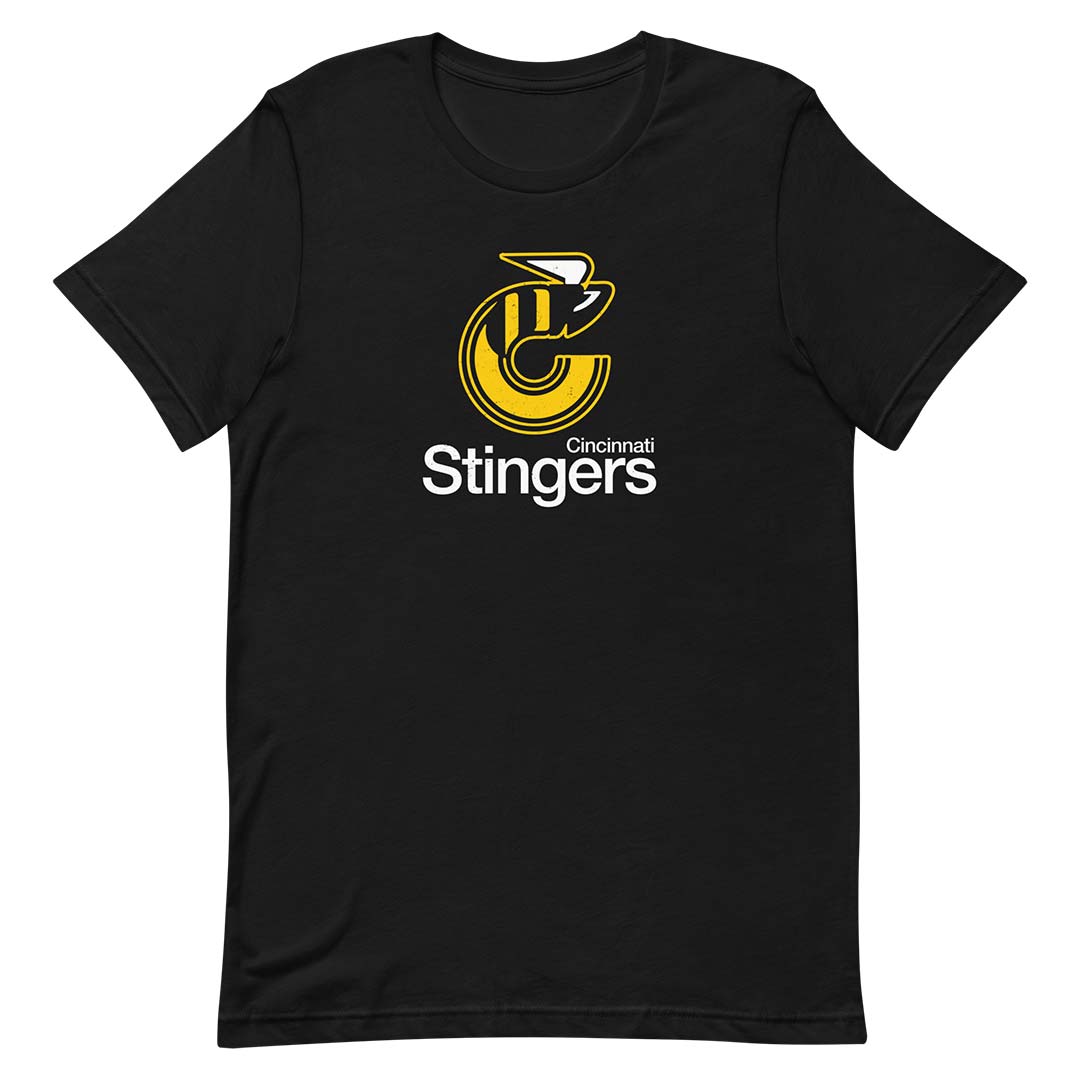 Cincinnati Stingers Hockey Unisex Retro T-shirt
