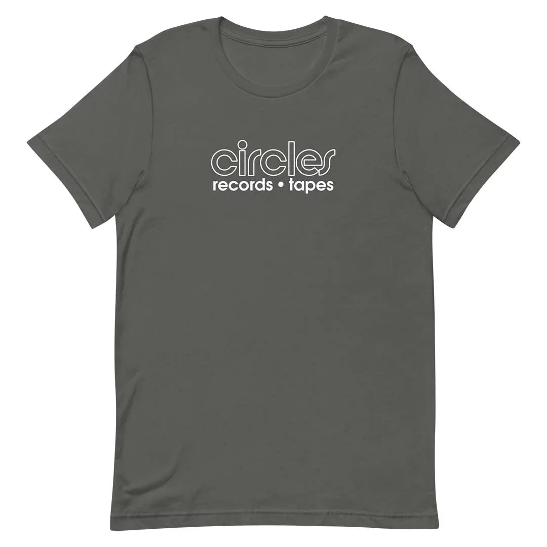 Circles Records Tapes Phoenix Unisex Retro T-shirt